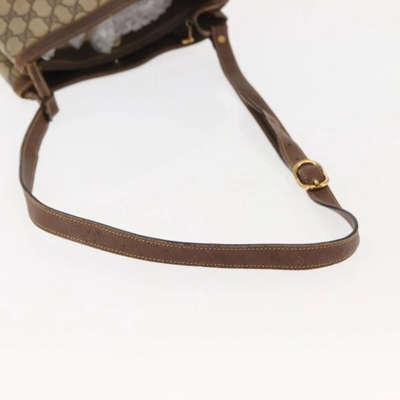 GUCCI GG Supreme Shoulder Bag PVC Leather Beige - Picture 7 of 15